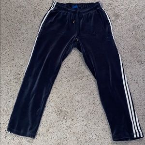 Adidas velvet track pants (MENS)